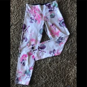 lululemon floral crop legging